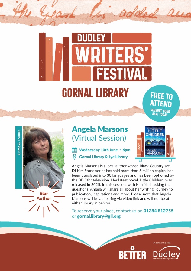 Gornal Library - Angela Marsons (Virtual Session)